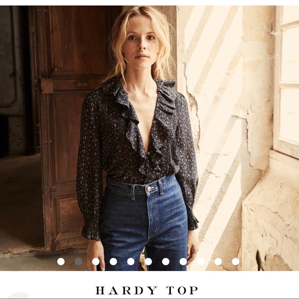 ISO Doen Hardy top in Marfa Paisley size medium